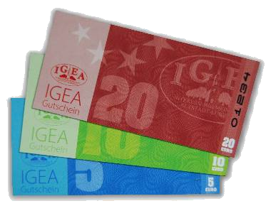IGEA-Gutscheine